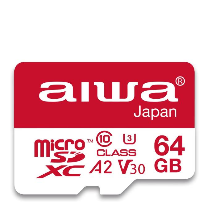 بطاقة ذاكرة Micro SD من Aiwa، سعة 64 جيجابايت