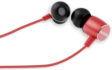Aiwa Inear Wired Headphones, Red Aiwa Inear Wired Headphones, Red