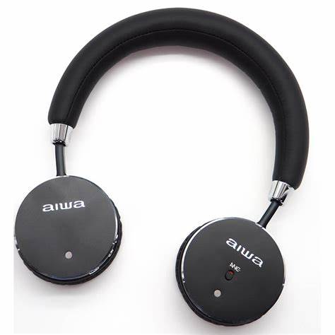 Aiwa Bluetooth Headphones with ANC, Black Aiwa Bluetooth Headphones with ANC, Black