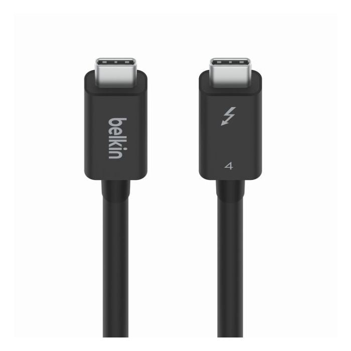 Belkin Connect Thunderbolt 4 Cable, 1Mm, Passive, Black Belkin Connect Thunderbolt 4 Cable, 1Mm, Passive, Black