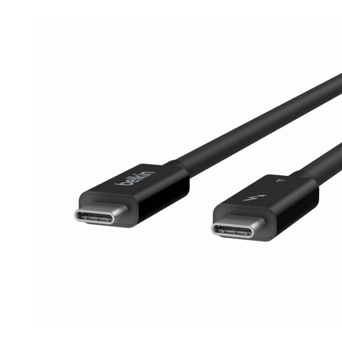 Belkin Connect Thunderbolt 4 Cable, 1Mm, Passive, Black Belkin Connect Thunderbolt 4 Cable, 1Mm, Passive, Black