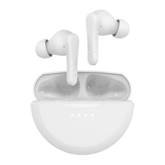 Belkin Sound Form Rhythm True Wireless Earbuds, White Belkin Sound Form Rhythm True Wireless Earbuds, White