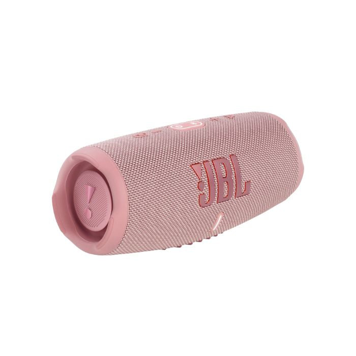 JBL Charge 5 Portable Waterproof Speaker, 40Watts, Pink