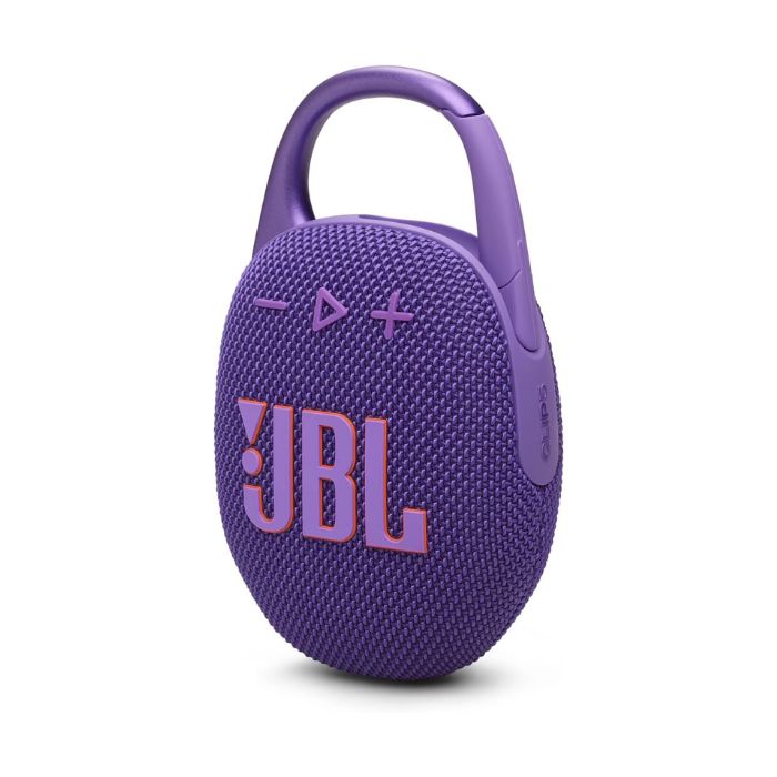 JBL Clip 5 Portable Speaker, 10Watts, Purple