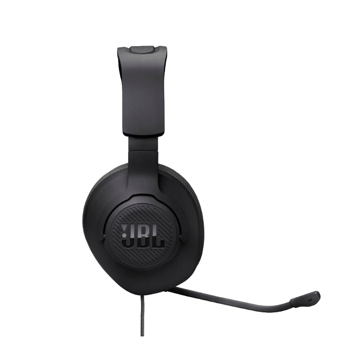 Black JBL gaming headset on a white background