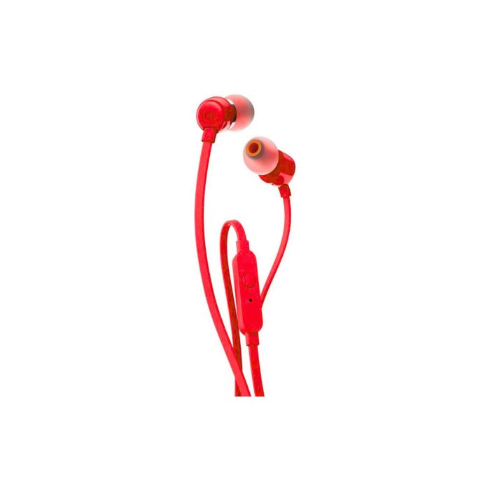 JBL Tune 110 Wired in Ear Headphones, Red