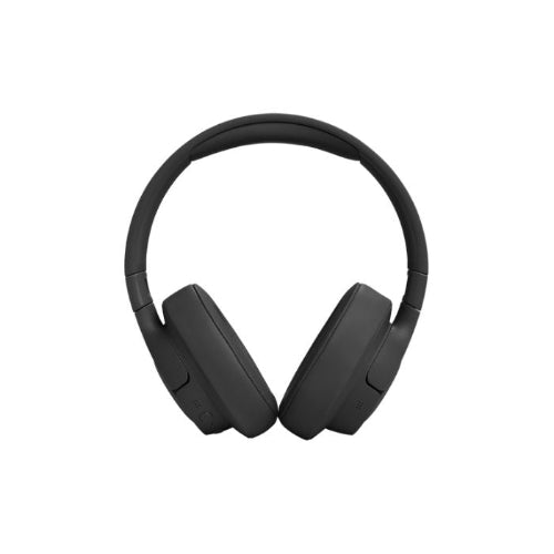 Black over-ear headphones on a white background
