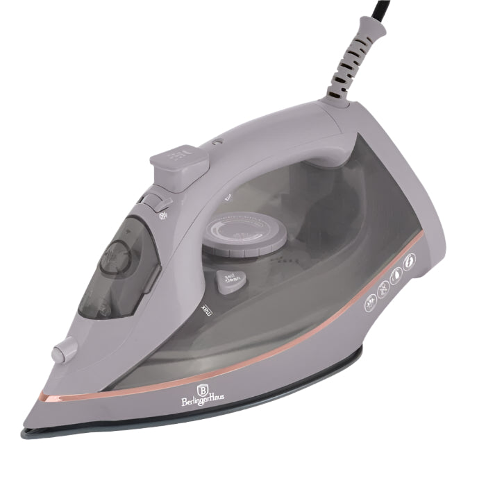 Berlinger Haus Steam Iron Ceramic Soleplate, 0.3Lit, 2200Watts, Taupe S