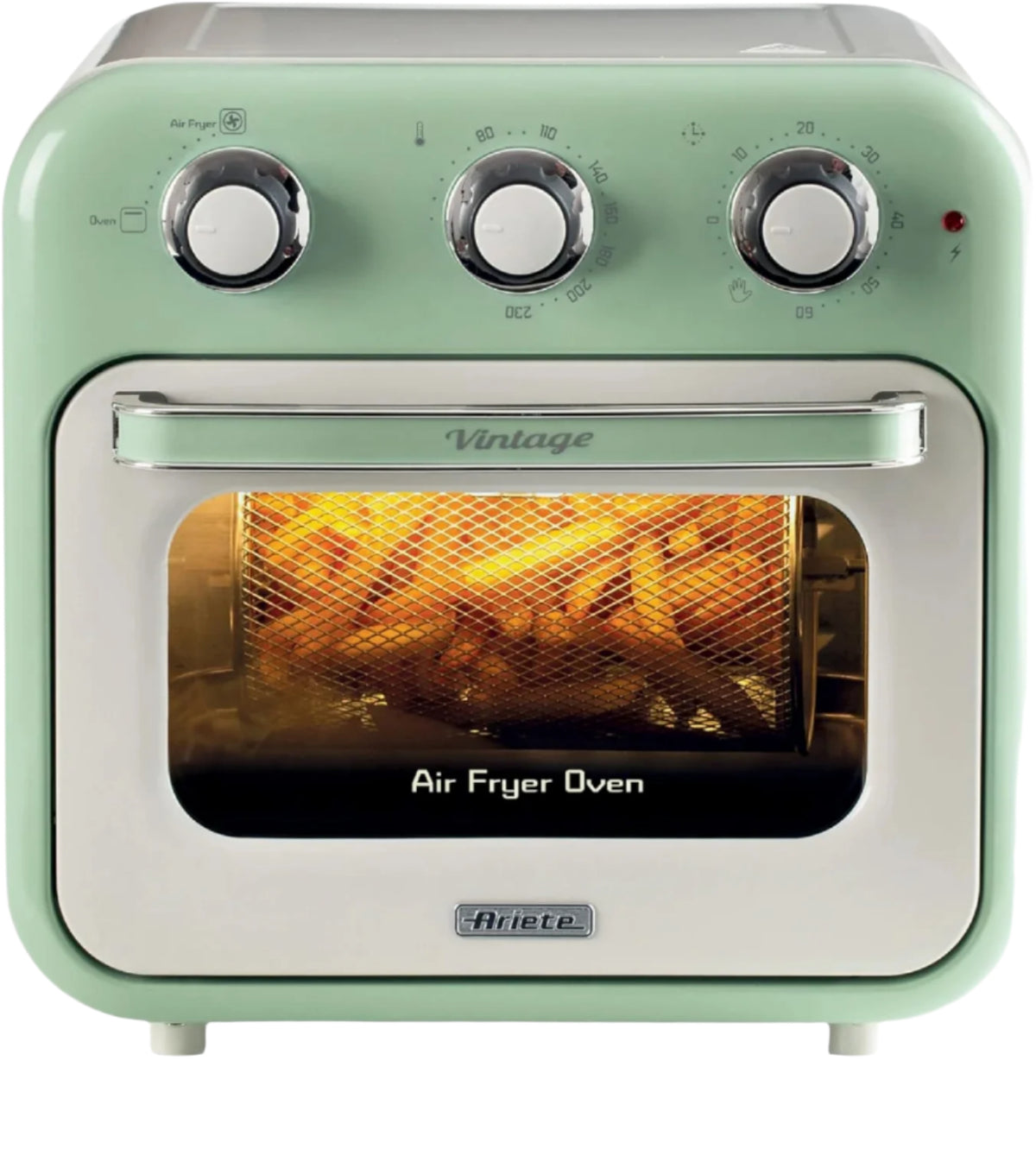 Ariete Vintage Air Fryer Oven, 16Lit, 1400Watts, Green Ariete Vintage Air Fryer Oven, 16Lit, 1400Watts, Green