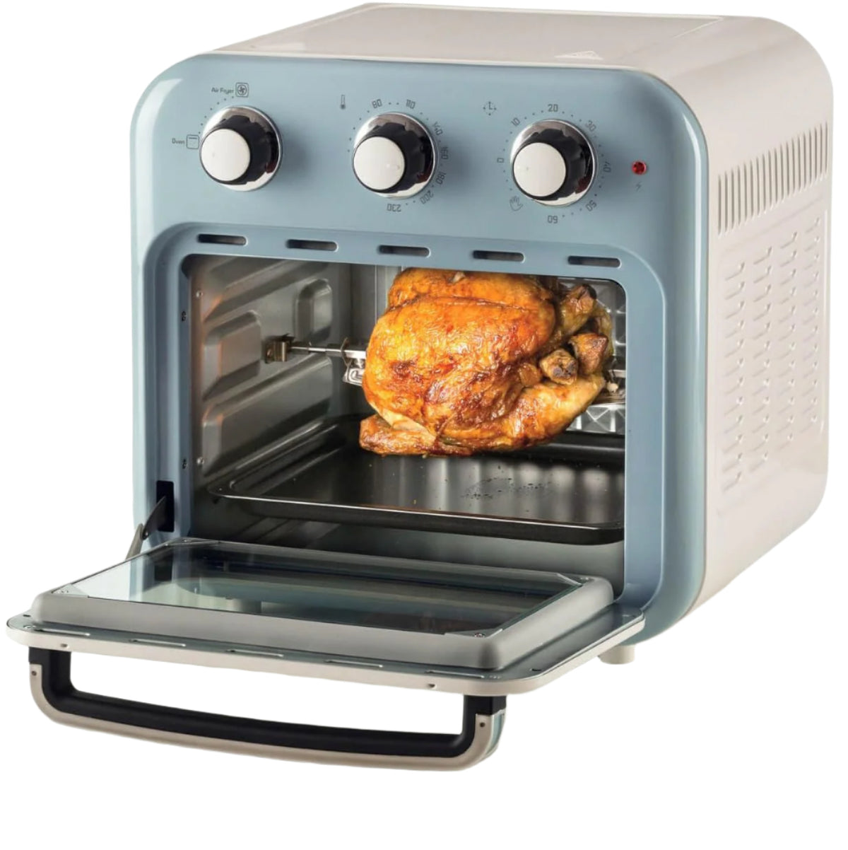 Ariete Vintage Air Fryer Oven, 16Lit, 1400Watts, Blue Ariete Vintage Air Fryer Oven, 16Lit, 1400Watts, Blue