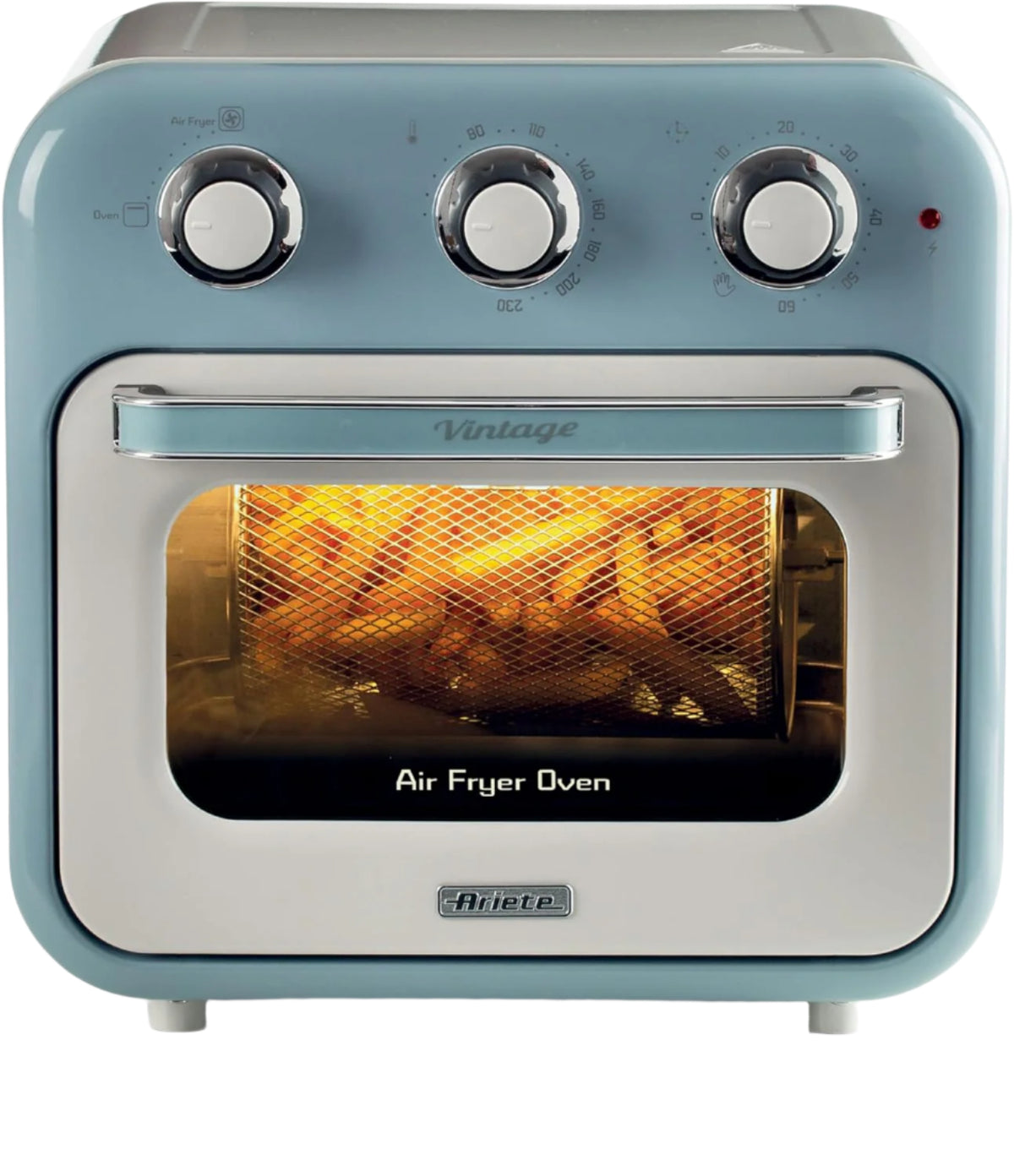 Ariete Vintage Air Fryer Oven, 16Lit, 1400Watts, Blue Ariete Vintage Air Fryer Oven, 16Lit, 1400Watts, Blue