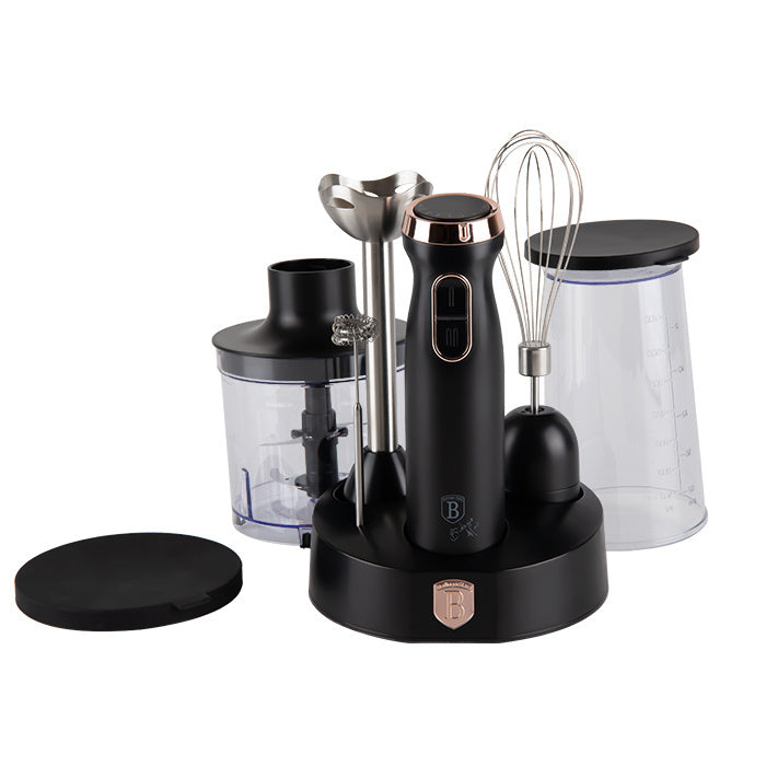 Belinger Haus Hand Blender 6Pcs Set, Black Belinger Haus Hand Blender 6Pcs Set, Black