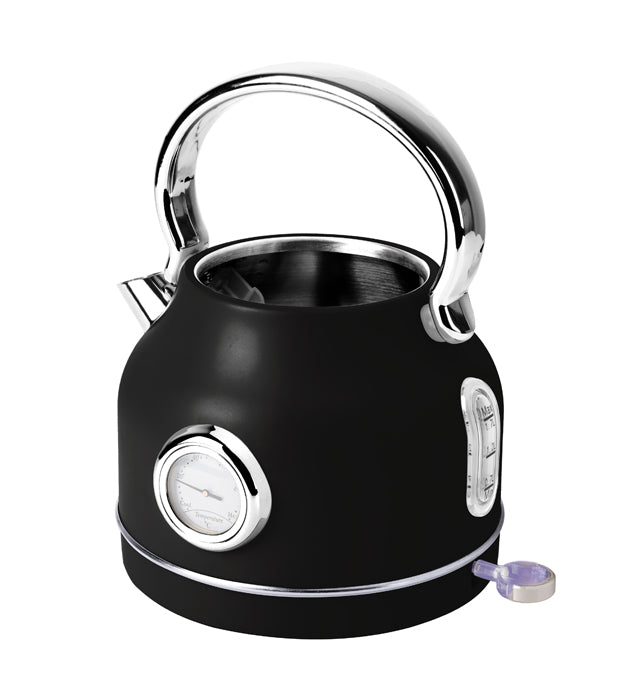 Berlinger Electric Kettle W & Thremo, 1.7Lit, Matte Black