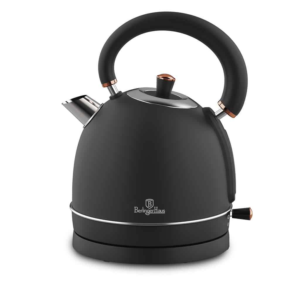 Berlinger Electric Kettle Dome, 1.8Lit, Black Rose