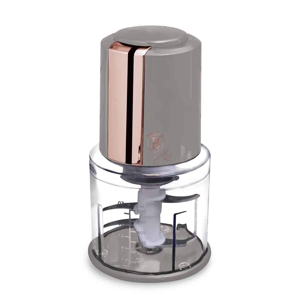 Berlinger Haus Chopper, 4Stainless Steel Blades, 600Ml, 300Watss, Taupe