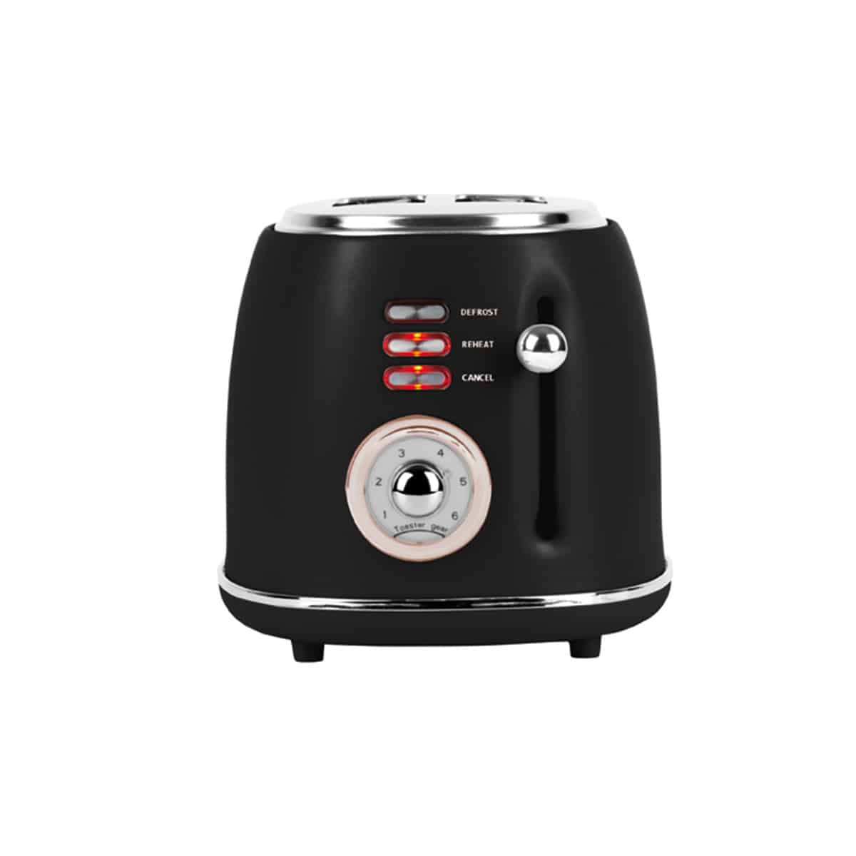 Belinger Toaster, 850Watts, Black Rose