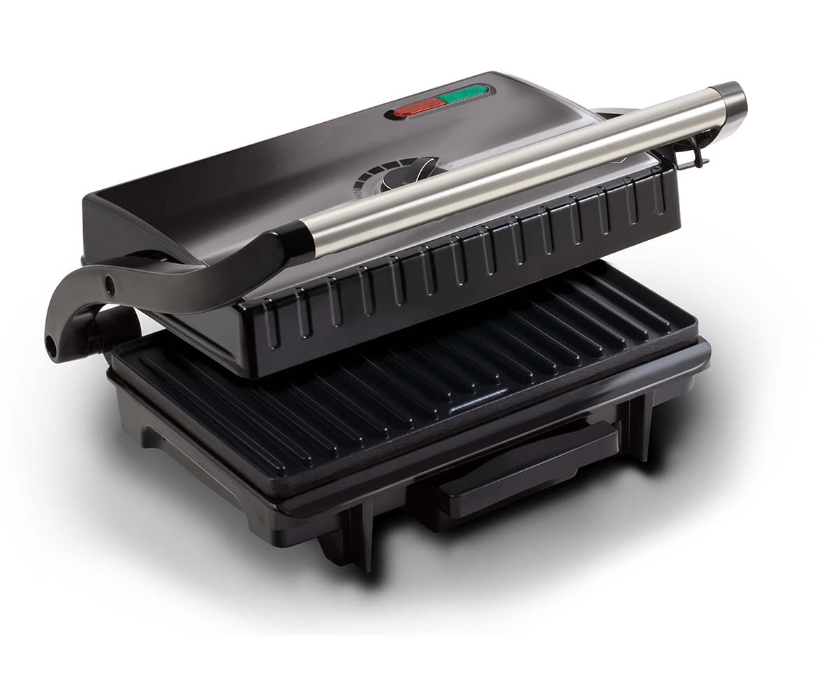 Berlinger Haus Electric Grill with Oil Drip Pan, 1500Watts, Dark Grey