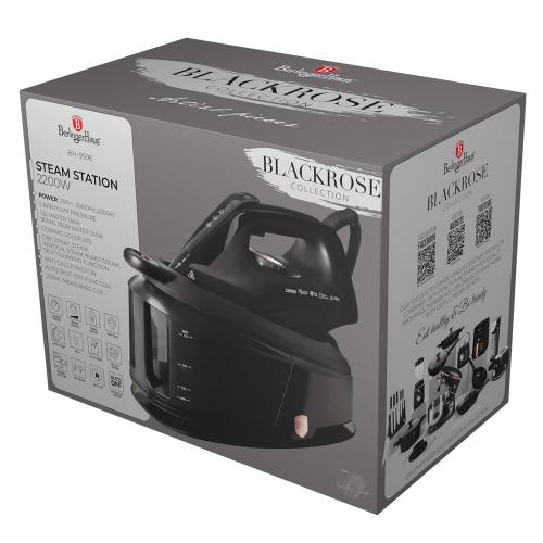 Berlinger Haus Electric Steam Station, 2200Watts, Black Rose