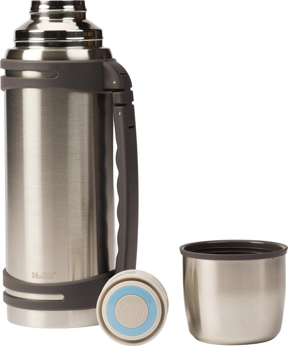 8411922452457/Ibili Thermo Vacuum Flask 1400ml,Stainless steel Default Title / 1400ML / steel