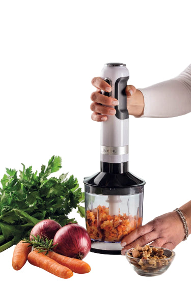 Ariete Hand Blender, 4Blades, 10Speeds, 1000Watts, White