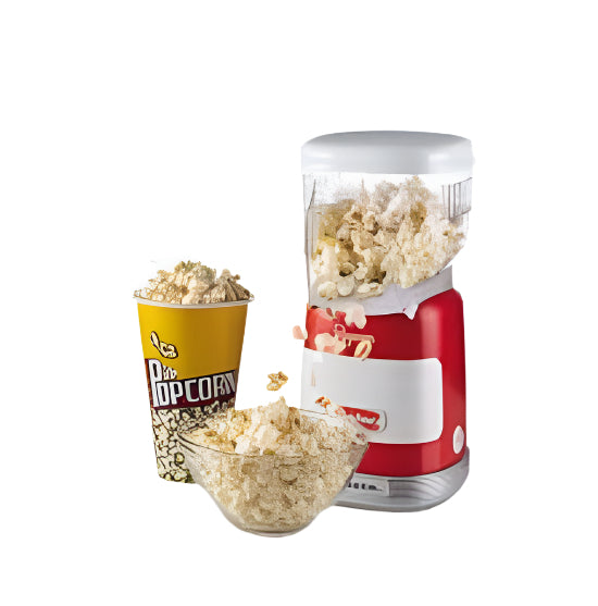 Ariete Popcorn Maker 1100W Capacity 60GHot Air Cooking SystemRed Ariete Popcorn Maker 1100W Capacity 60GHot Air Cooking SystemRed