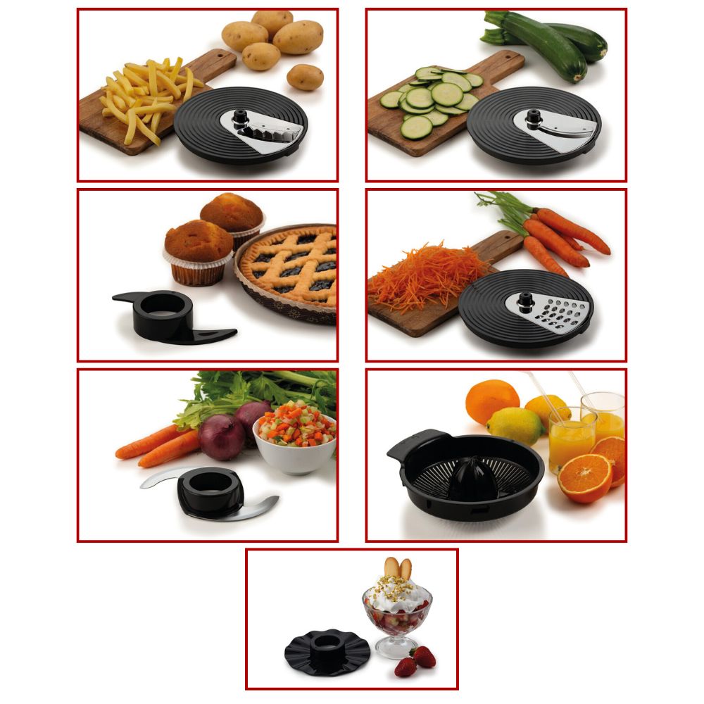 Ariete Food Processor, 3Lit, 1000Watts, Black