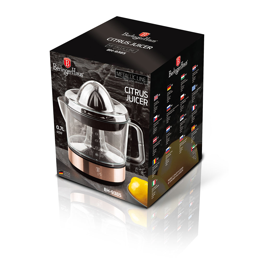 Berlinger Haus Citrus Juicer, 40Watts, Rose Gold Berlinger Haus Citrus Juicer, 40Watts, Rose Gold