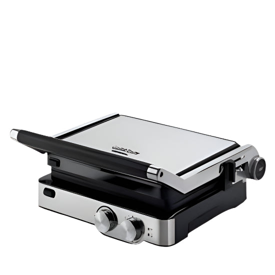 Ariete Grill Non-Stick Removable Grill Plates, 2000Watts, Stainless Steel Ariete Grill Non-Stick Removable Grill Plates, 2000Watts, Stainless Steel