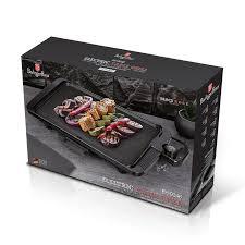 BH-9346/BerlingerHuas Flat grill 1500W ,Adjustable temprture 5 level ,Konb control,Black 1500 / Adjustable temprture / BLACK