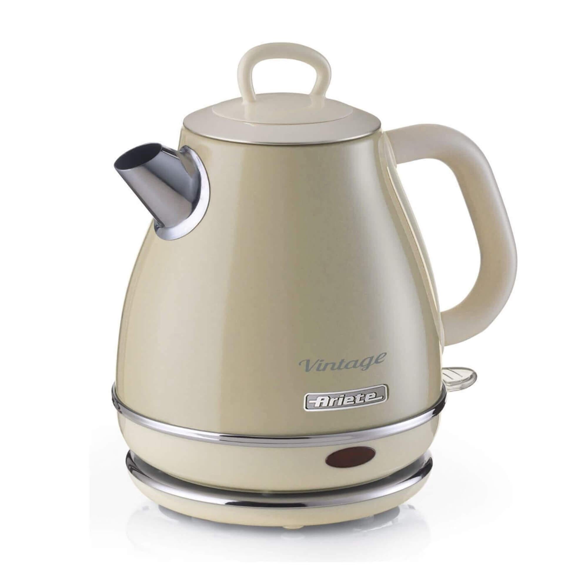 2868/03/Ariete Kettle 1630W,Capacity 1L, Rotating base 360°,Auto-shut off,Beige BEIGE / 1 L