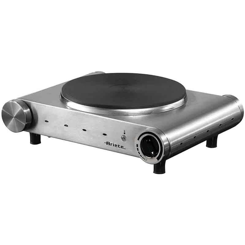 993/20 / Ariete Electric hot plate 1500w,Temperature adjustment knob,Stainless steel, 1 Cooking zone 1500 WATT / STEEL