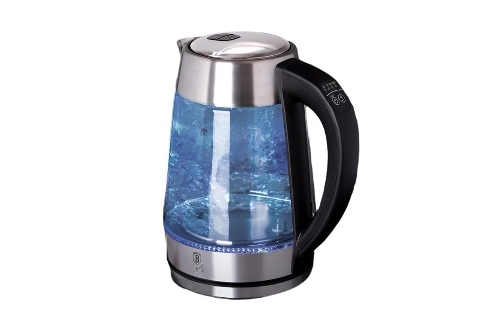 Berlinger Haus Electric Glass Kettle, 1.7Lit, 2200Watts, Stainless Steel