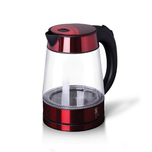 Berlinger Haus Electric Glass Kettle, 1.7Lit, 2200Watts, Burgundy