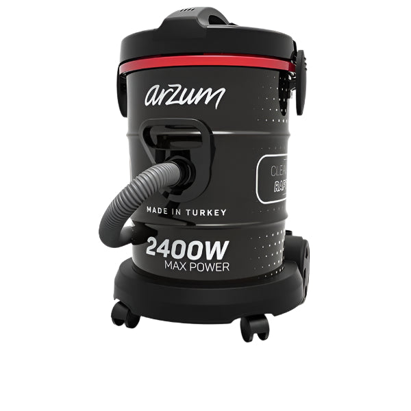 Arzum Cleaner Raptor Drum Type Vacuum, Black