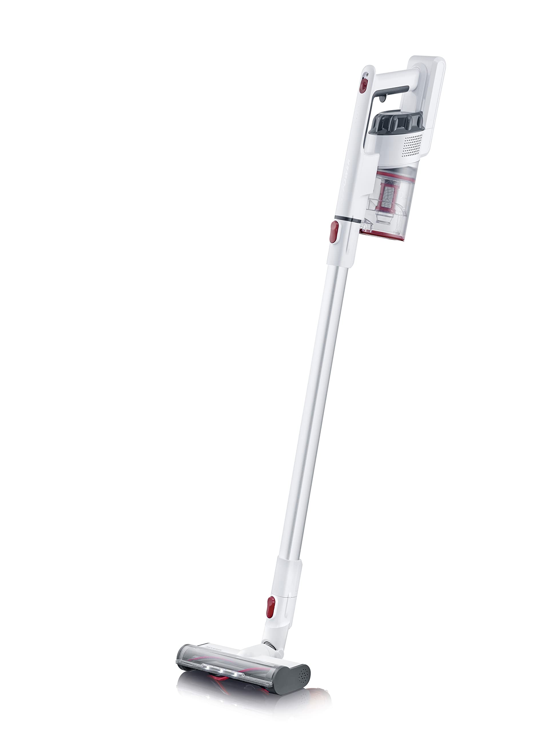 Severin Cordless Vacuum White 2-In-1 Battery Handstick Bagless 2-In-1 Stickvac 222V / 22