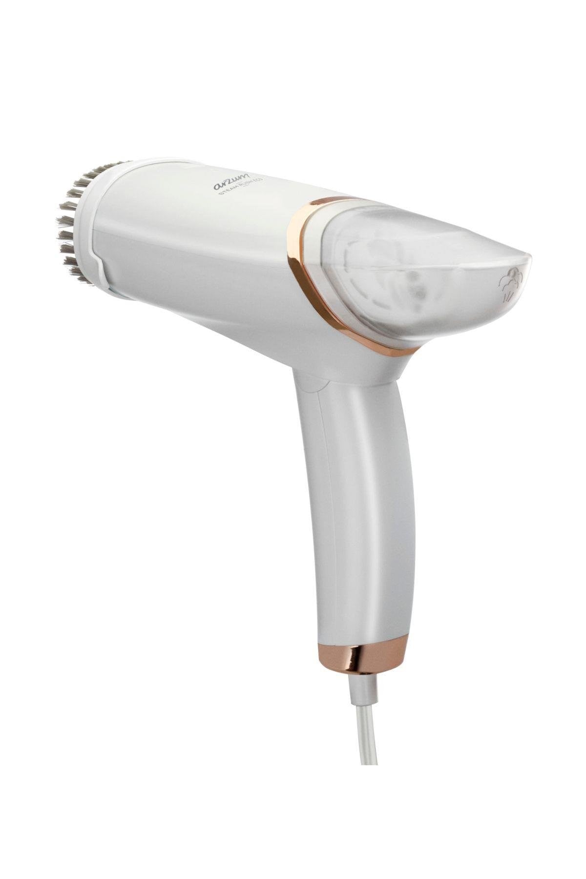 AR6035 / Arzum Steam Rush Eco Handheld garment steamer white/ gold, 1000Watt Water Filling Capacity