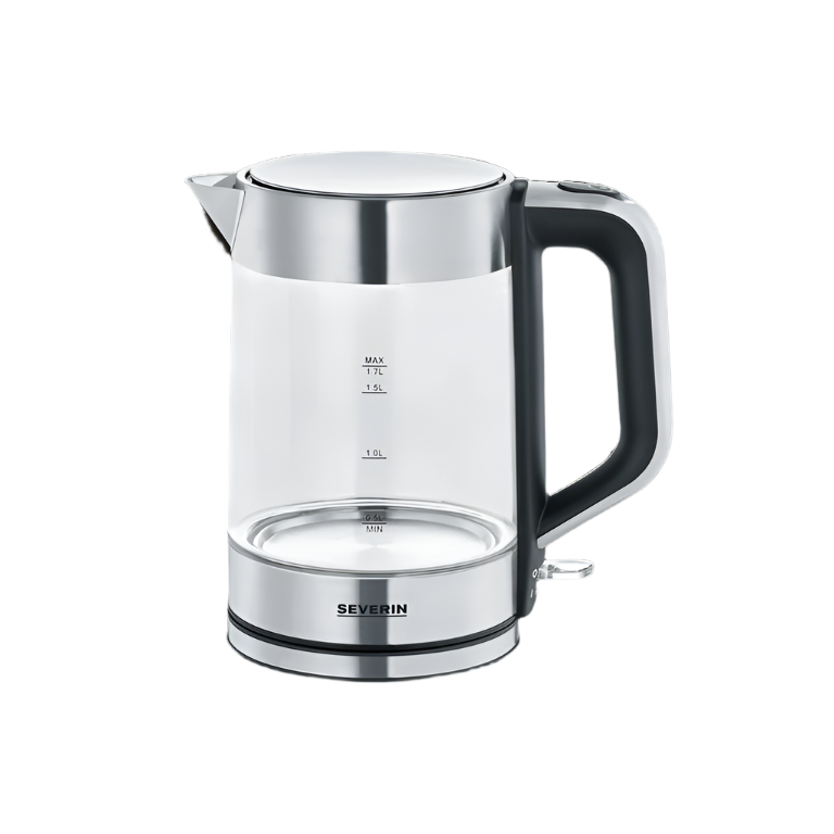 Severin Glass Jug Kettle, 1.7Lit, 2200Watts Severin Glass Jug Kettle, 1.7Lit, 2200Watts