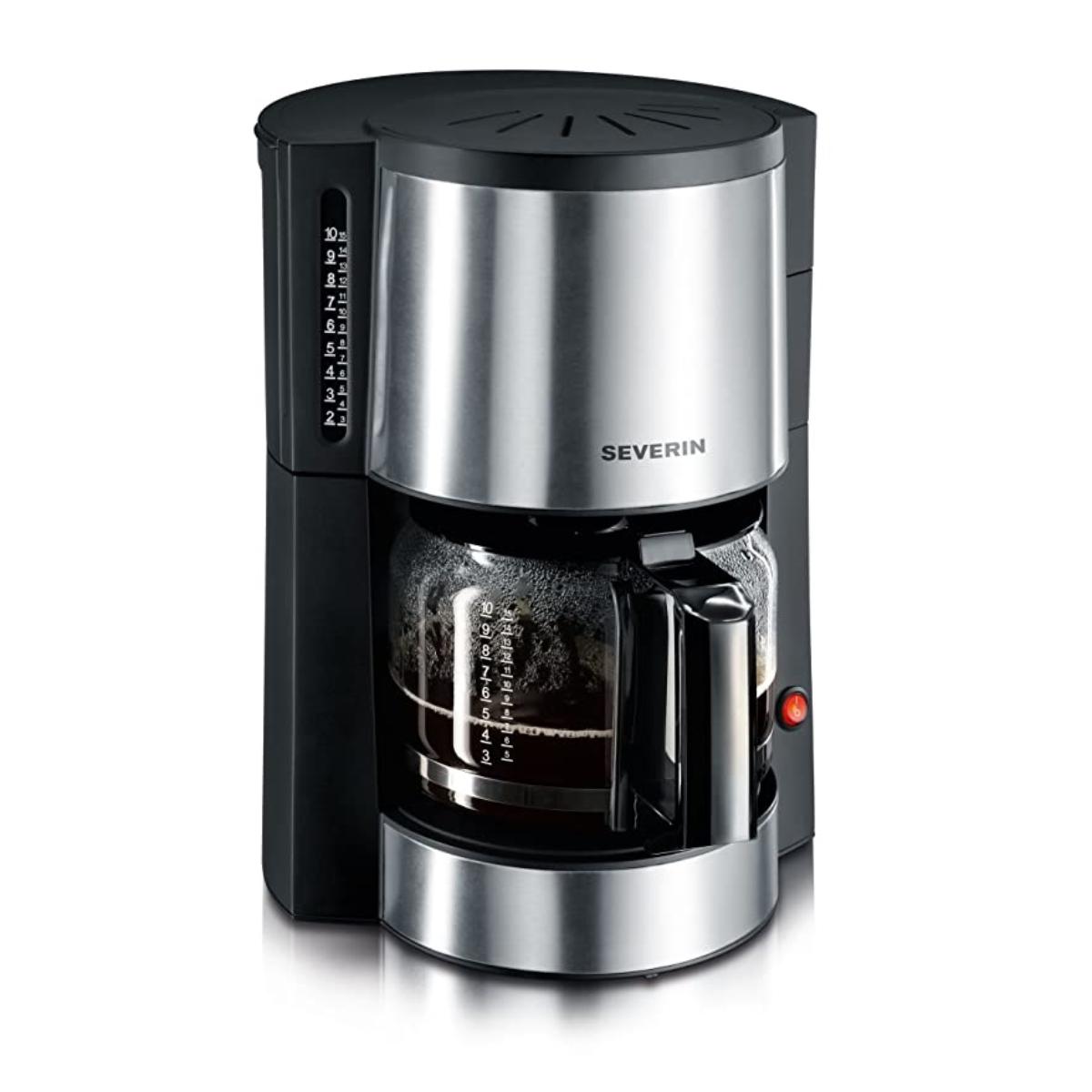 Severin Filter Coffee Maker | Color: Black| Capacity (Ltr): 10 Cups|Type Of Coffee: American |