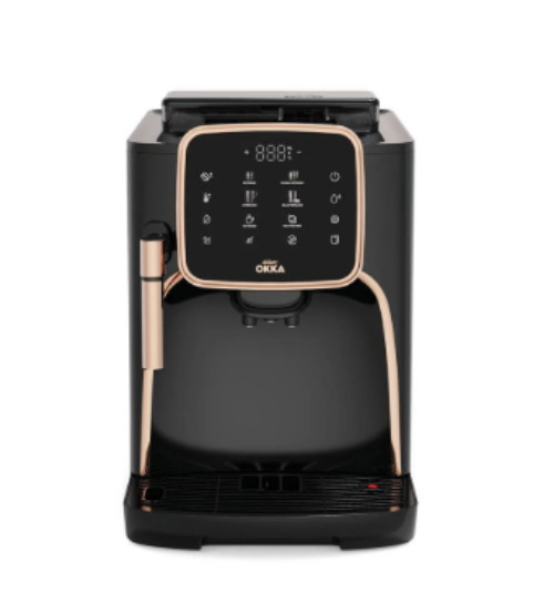 Arzum Okka Espresso Machine, Fully Automatic, 1450Watts, Copper & Black Arzum Okka Espresso Machine, Fully Automatic, 1450Watts, Copper & Black