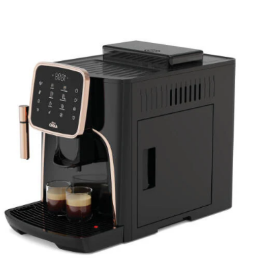 Arzum Okka Espresso Machine, Fully Automatic, 1450Watts, Copper & Black Arzum Okka Espresso Machine, Fully Automatic, 1450Watts, Copper & Black