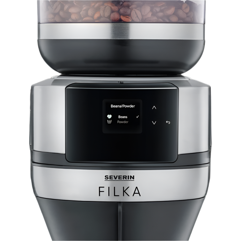 Severin Fully Automatic Filter Coffee, Filka with Glass Jug, Silver