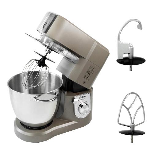 1049/arzum  1500 W  8-stage speed control 6.7 lt stainless steel mixing bowl Cast body 3 functions ( 1500 / 6.7L / 3