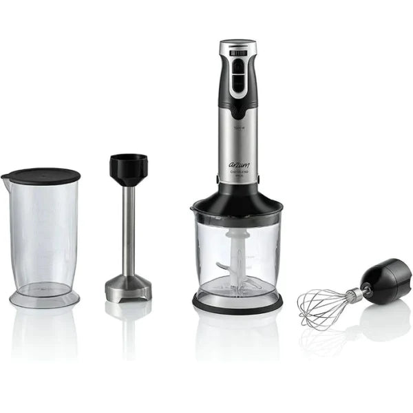 AR1160 / Arzum Hand Blender 1000W , stainless blending rod , 2 Speed , Inox 1000 / 2L / 3