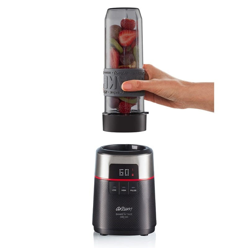 AR1148 / Arzum SHAKE'N Take dream personal blender, 500 watt, 3 Speeds, Black Power 500 watts, Capac