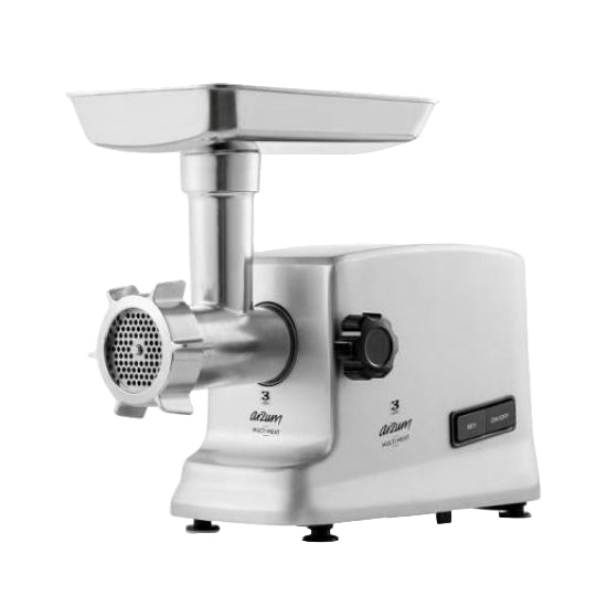 Arzum Meat Mix Meat Grinder 1500 Watt Silver