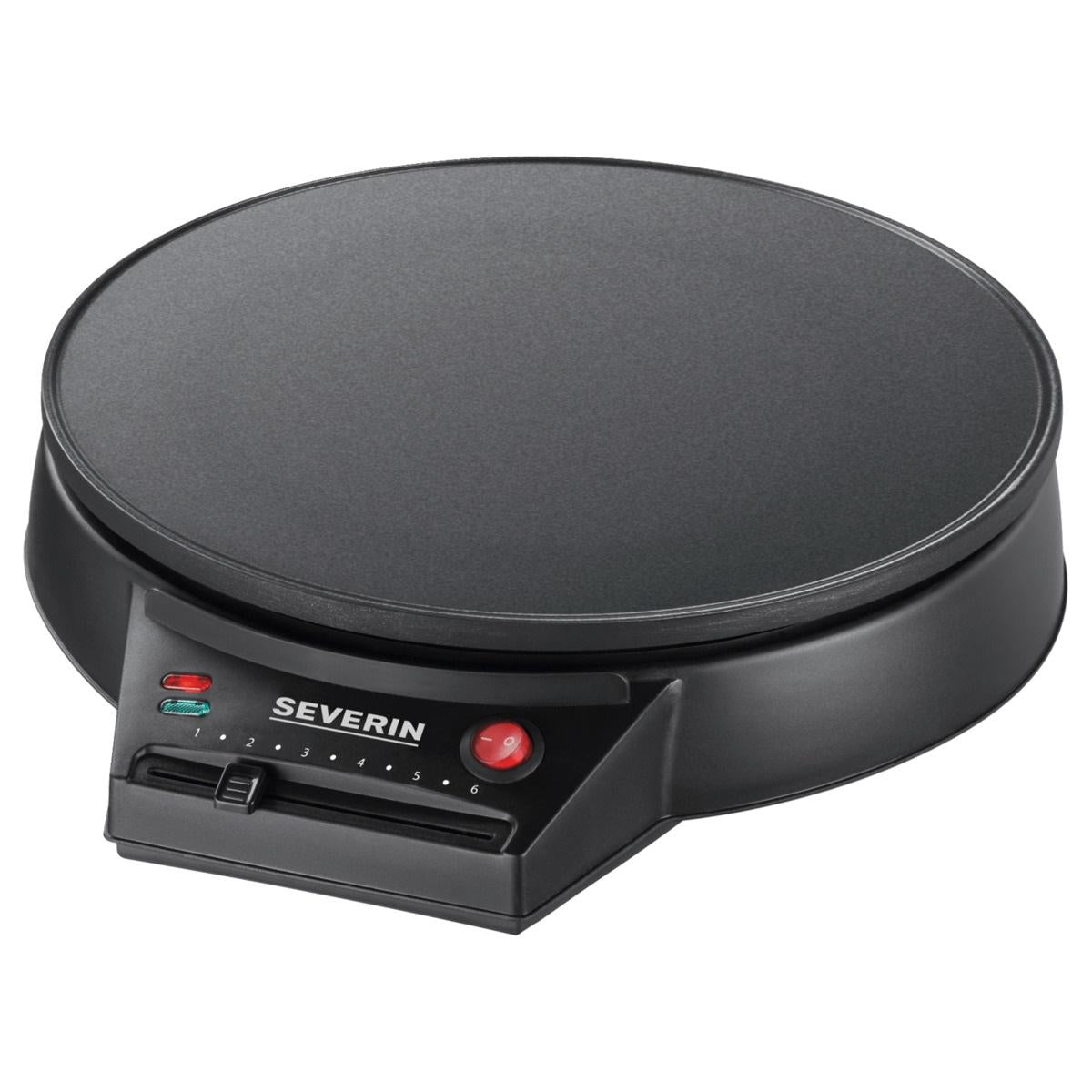 Severin Crêpes Maker| Color: Black| Watt: 1000| Heat Adjust: No| Add. Info.: Crêpes Maker Appr