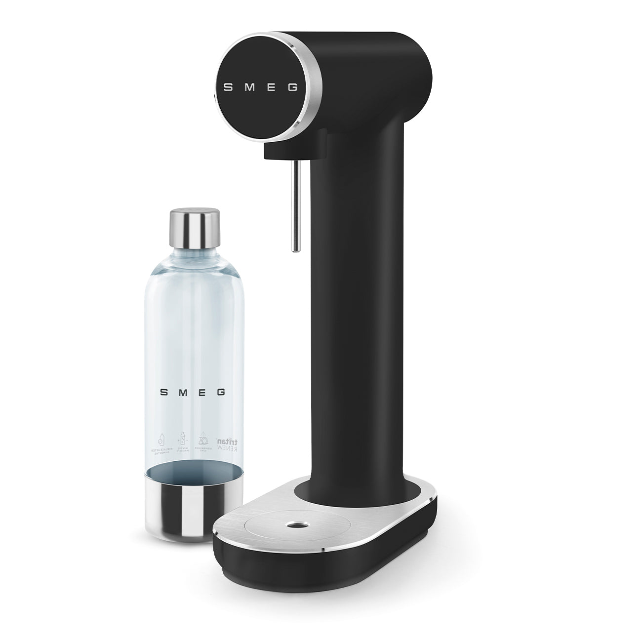 Smeg Soda Maker, Collezione Aesthetic, 1Lit, Black Matt