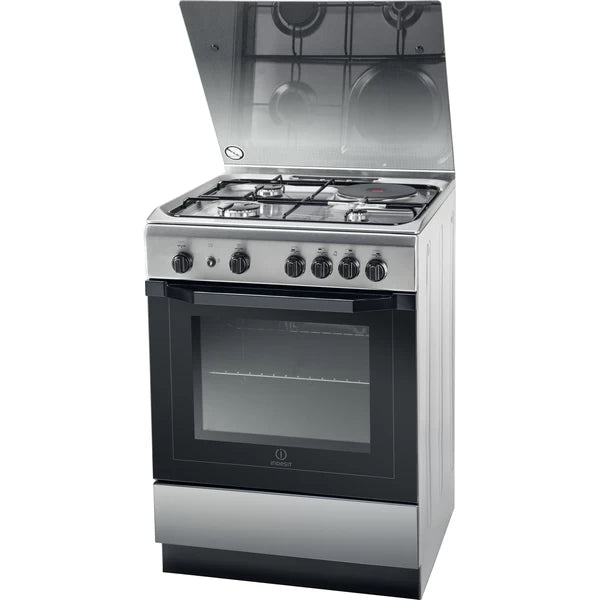 Indesit Gas Cooker 60Cm Stainless, Italy