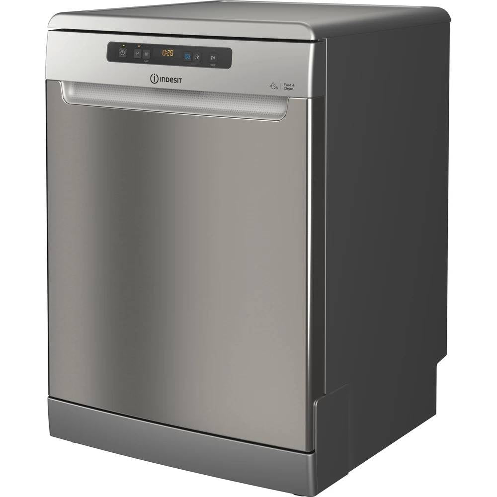 DFO 3C23 X / Indesit dishwasher 8 programs, 14 sets, 3 Sprays, 2 racks,inox color, A++AA energy savi