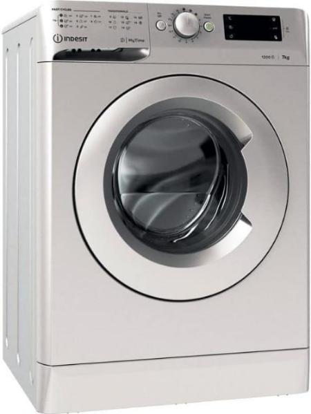 INDESIT Washing Machine Inverter A+++, 1200 rpm, 7KG, Silver